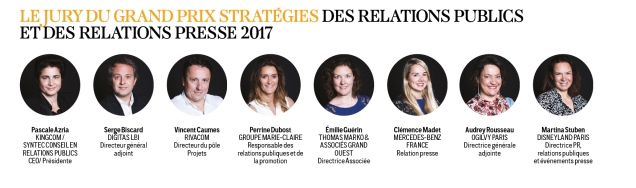 Jury Grand Prix Stratégies des Relations Publics et des Relations Presse 2017