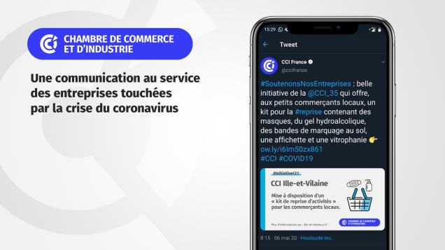 CCI France en interne – « Une communication au service des entreprises touchées par la crise du coronavirus »