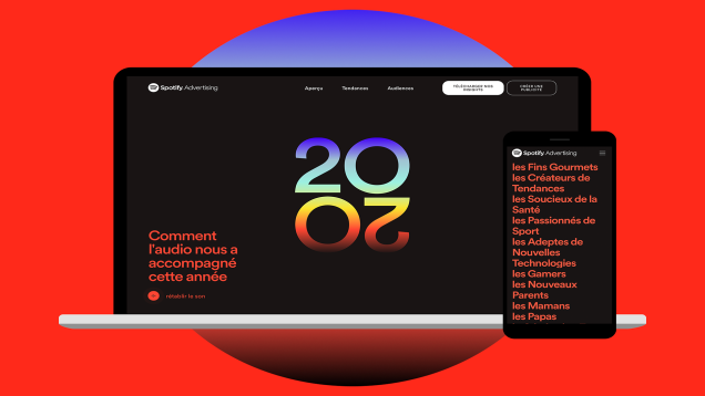 Huge Inc. pour Spotify – « Spotify Wrapped 2020 pour les annonceurs »