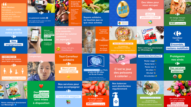 Everyday Content pour Carrefour – « Campagne Confinement Covid 19 Carrefour »