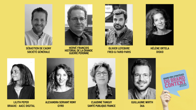 Jury du Grand Prix Stratégies du Brand Content 2020 