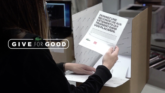 BETC pour Lacoste – « Give for Good » 