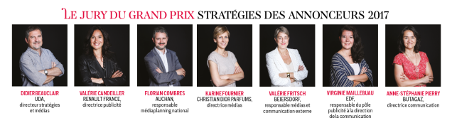 Jury annonceurs du Grand prix Stratégies de la Publicité 2017