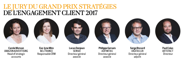 Le jury du Grand Prix Stratégies de l'Engagement Client 2017