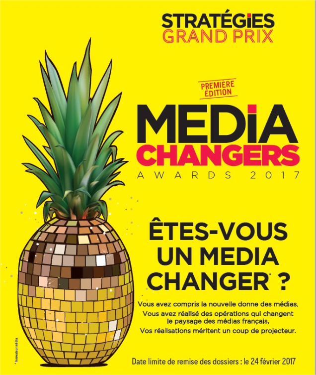 Media Changers Awards by Stratégies 2017
