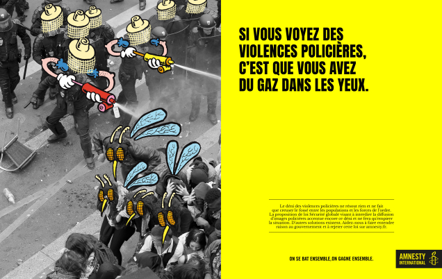 DDB Paris pour Amnesty International – « Violence policière » 