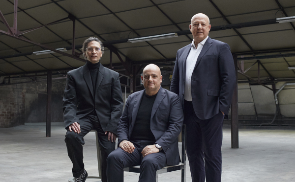 Laurent Bandet, fondateur de Petit Ami ; Marc Fischer et Franck Chaud