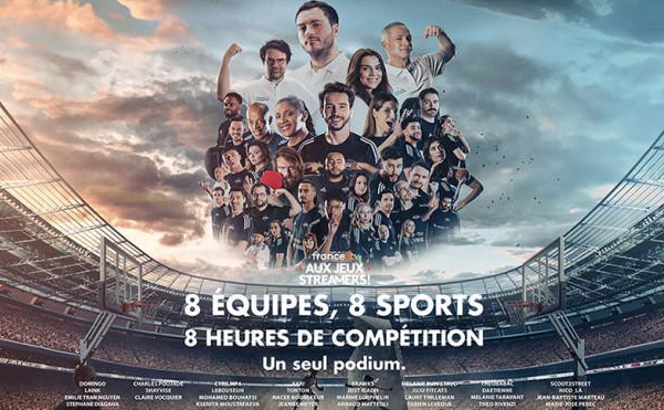 Aux Jeux streamers de France Télévisions est organisée samedi 27 avril à la Paris Défense Arena et sera diffusée sur Twitch et France.tv.