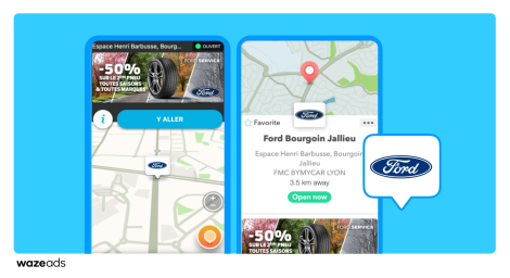 Mindshare et Waze pour Ford Service – « Mindshare, Waze et Ford mesurent le trafic incrémental vers les points de vente »