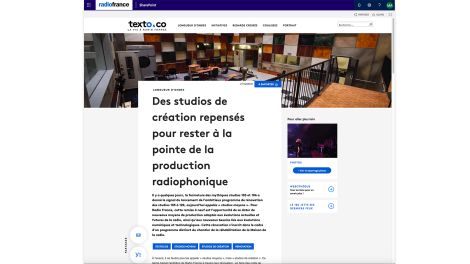 Makheia pour Radio France – « Texto & Co »