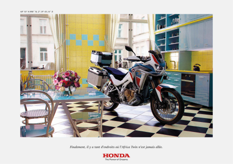 DDB Paris pour Honda Moto France – « Africa Twin / Indoor » 