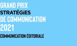 Grand Prix Stratégies de communication / communication éditoriale 2021