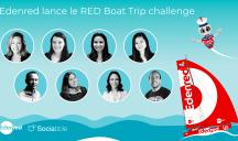 Sociabble en collaboration avec Edenred pour Edenred – « Red Boat Trip Challenge »