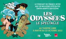 France Inter – « Les Odyssées, le spectacle de Laure Grandbesançon mis en scène par Charlotte Saliou »