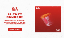 Spotify et Sid Lee Paris pour KFC – « KFC Bucket Bangers x Spotify »