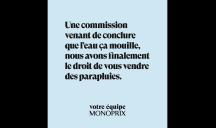 DDB Paris pour Monoprix – « Rayons » 